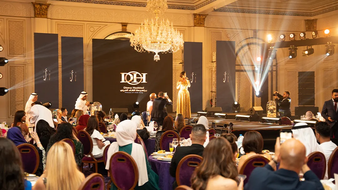 Product launch event produced by White & Black in Dubai
